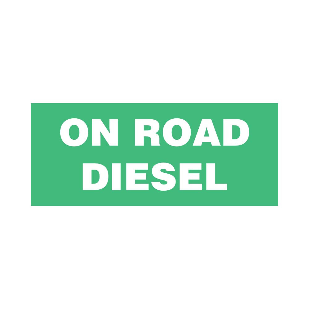 PID-DORG - 13x5.4 Vinyl Decal - On Road Diesel