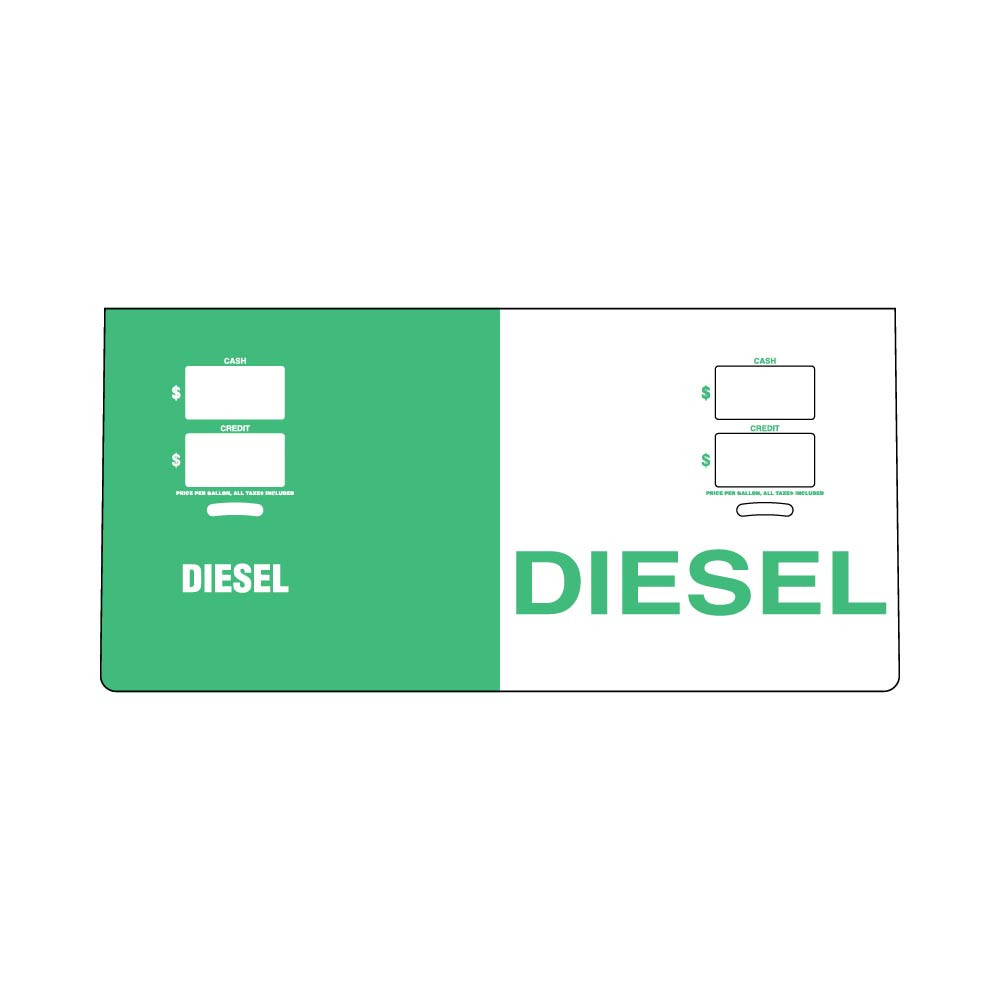 ENS1013GDGWG - Dual Green Diesel / White Diesel
