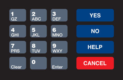 T18726-78 - KEYPAD E-CRIND CHEVRON
