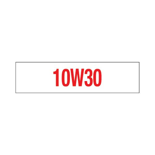 PID-10W30R - Custom 10W30 Decal