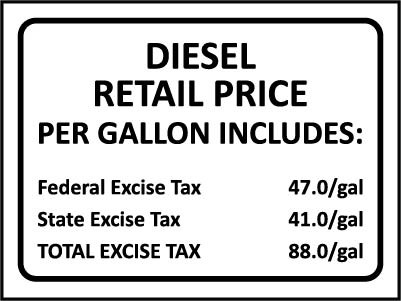 PID-1171DT1 - 2022-2023 CA DIESEL TAX 4X3