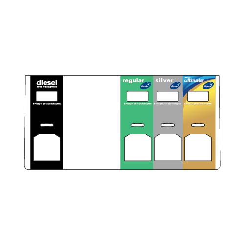 E6S0904G057 - 3+1 Product Overlay - Dyed Diesel Non-Highway / Regular / Silver / Ultimate