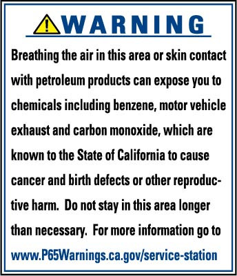 PID-PROP65V - 6X7 VERTICAL CAL PROP 65