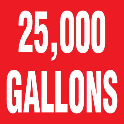 PID-25KGAL - 10X10 25,000 GALLONS RED/WHT
