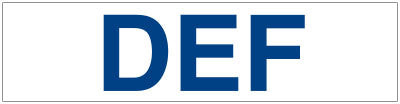 PID-DEF312 - 3X12 DEF BLUE/WHITE