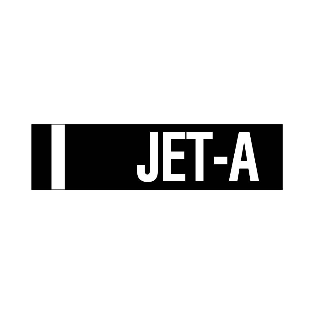 PID-JETA23X6 - Jet-A 23 x 6 White/Black