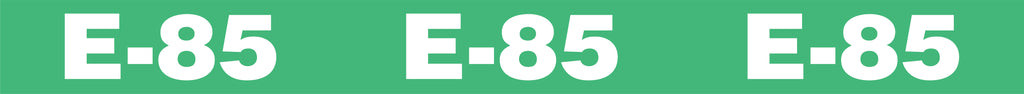 TC-E85 - E85 Green with White Text TC