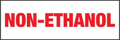 PID-NE62R - NON ETHANOL 6X2 RED TEXT WHT B