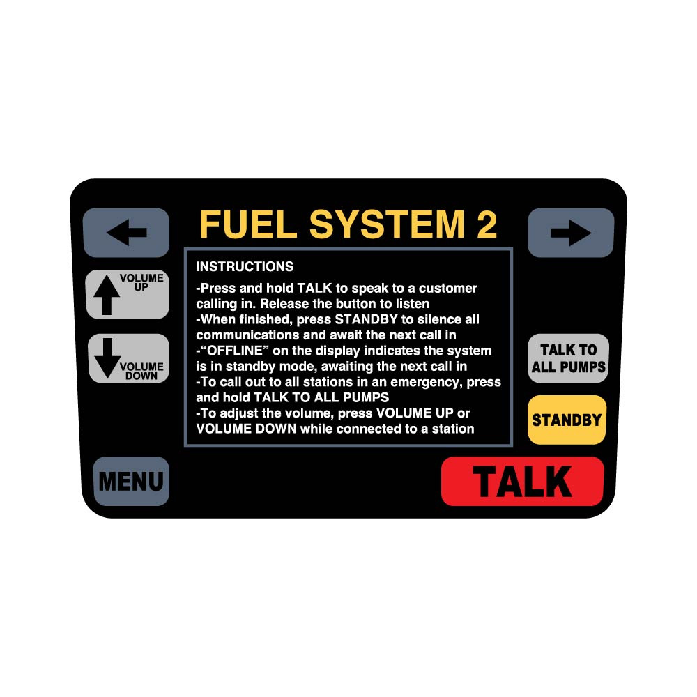 0203-0496J - Intercom Overlay Fuel System 2