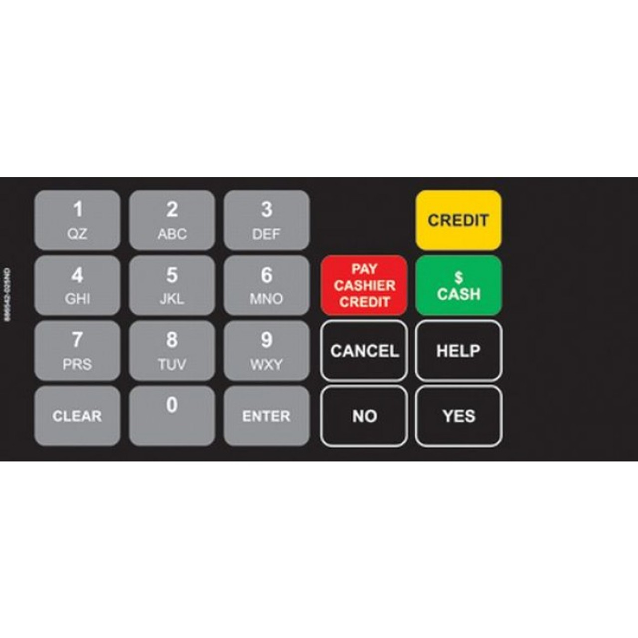 886542-025ND - Keypad Overlay
