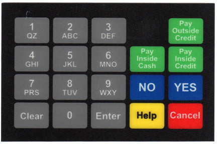 887862-091ND - Keypad Overlay
