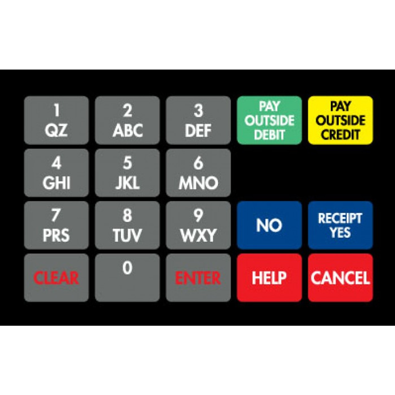 887862-JM - Keypad Overlay