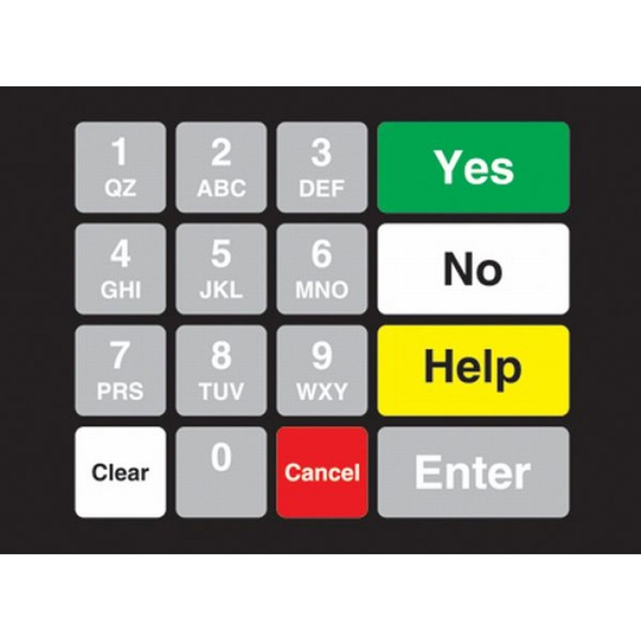 887862-SUN - Sunoco Keypad Overlay