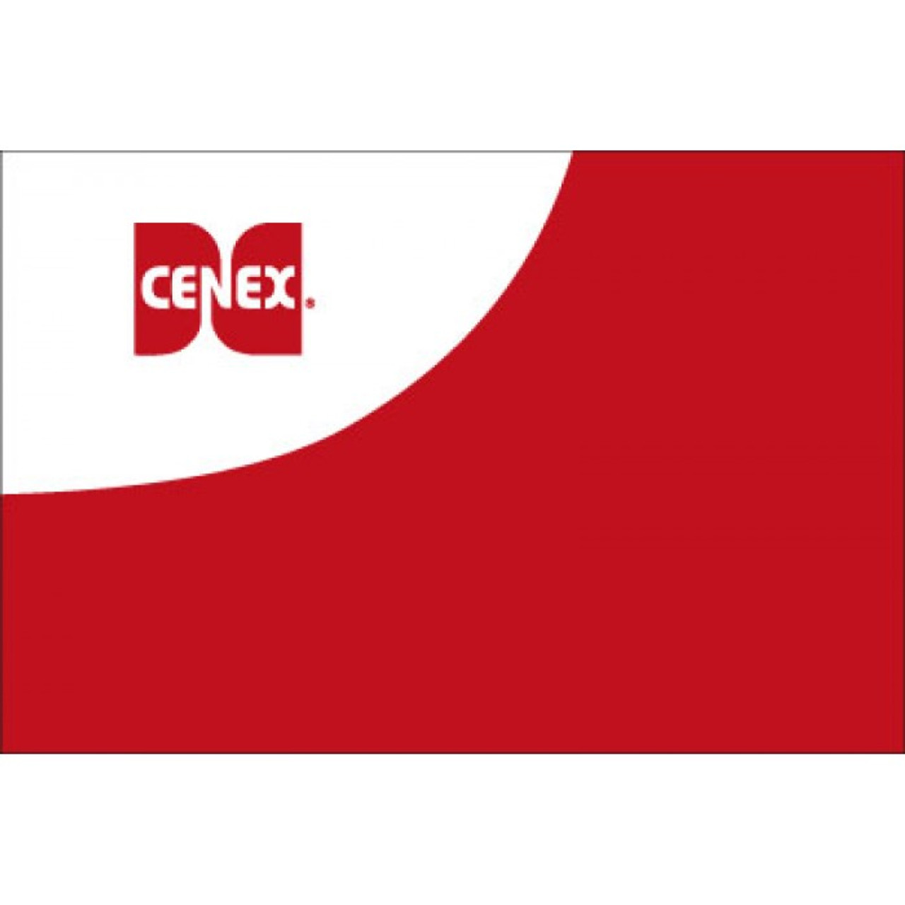 EN13001GACENEXRED - Lower Door Graphic - Cenex