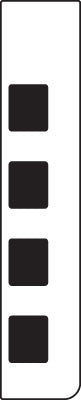 ENE0502G002 - Softkey Overlay White