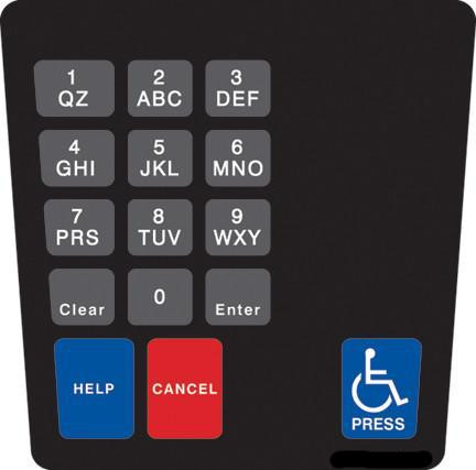 ENE1701G006 - E Cim Keypad Overlay Phillips