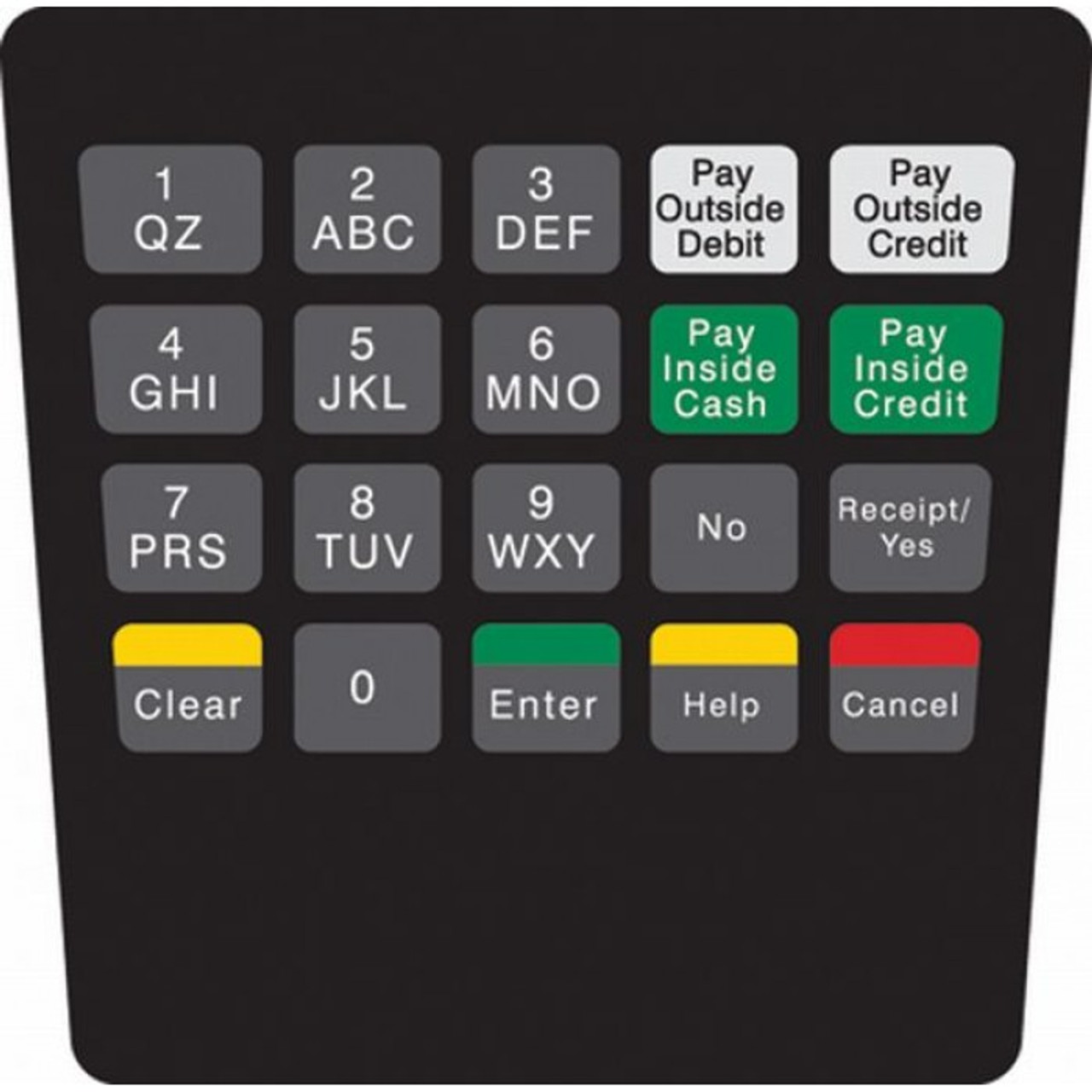 ENE1701G013 - E Cim Keypad Overlay Standard