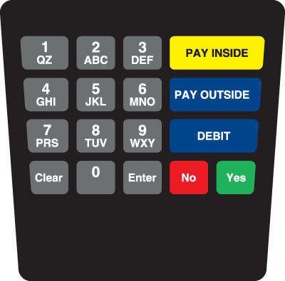 ENE1701G041 - E Cim Keypad Overlay