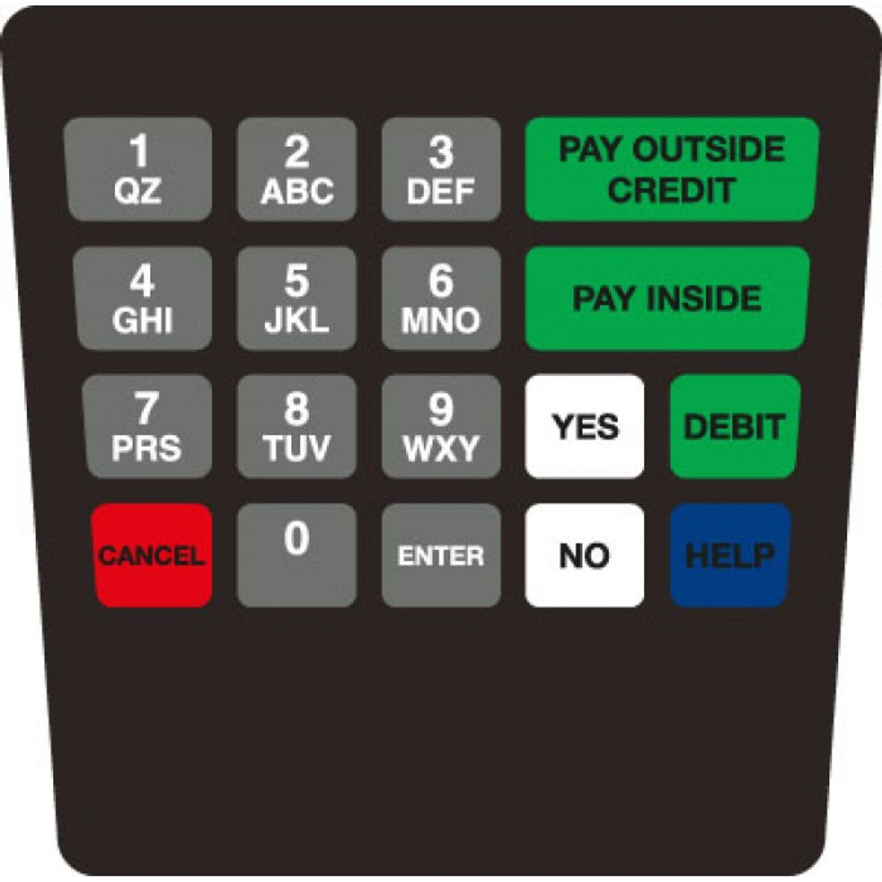 ENE1701G044 - E Cim Keypad Overlay Citgo