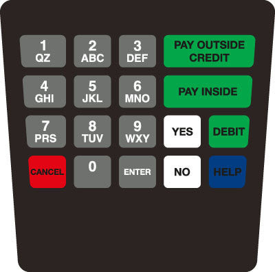 ENE1701G044 - E Cim Keypad Overlay Citgo