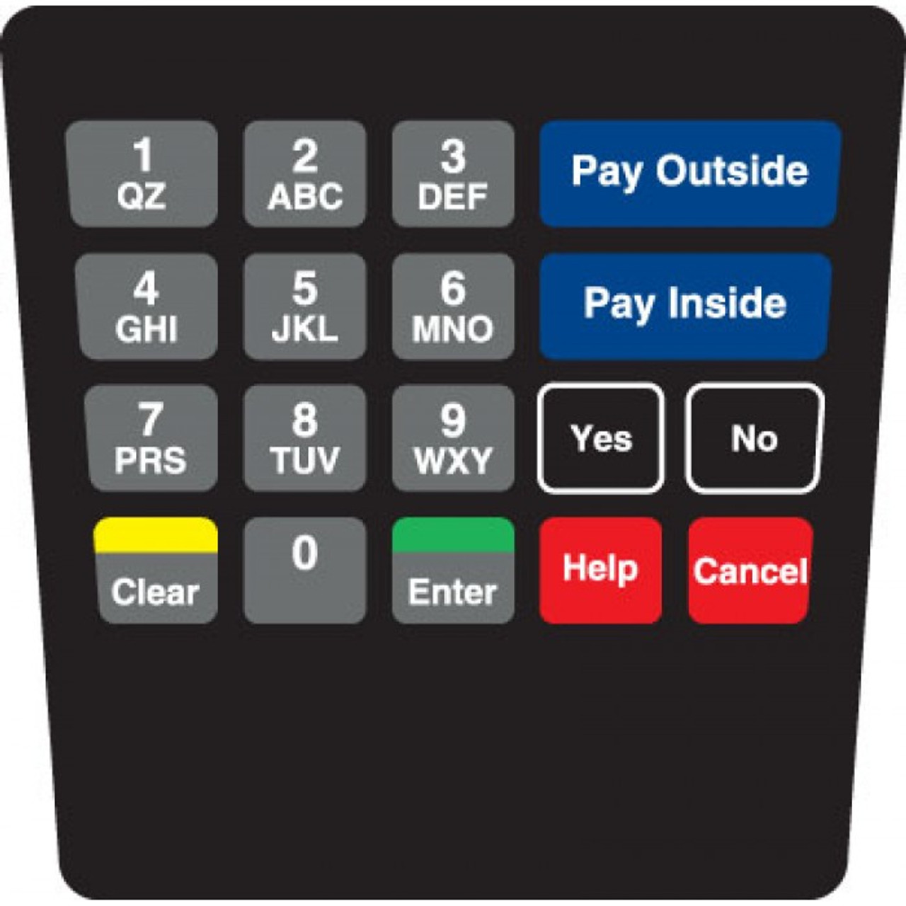 ENE1701G047 - E Cim Keypad Overlay