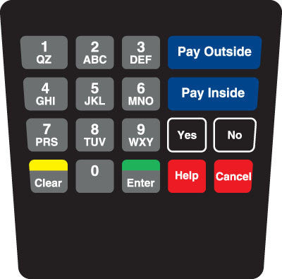 ENE1701G047 - E Cim Keypad Overlay