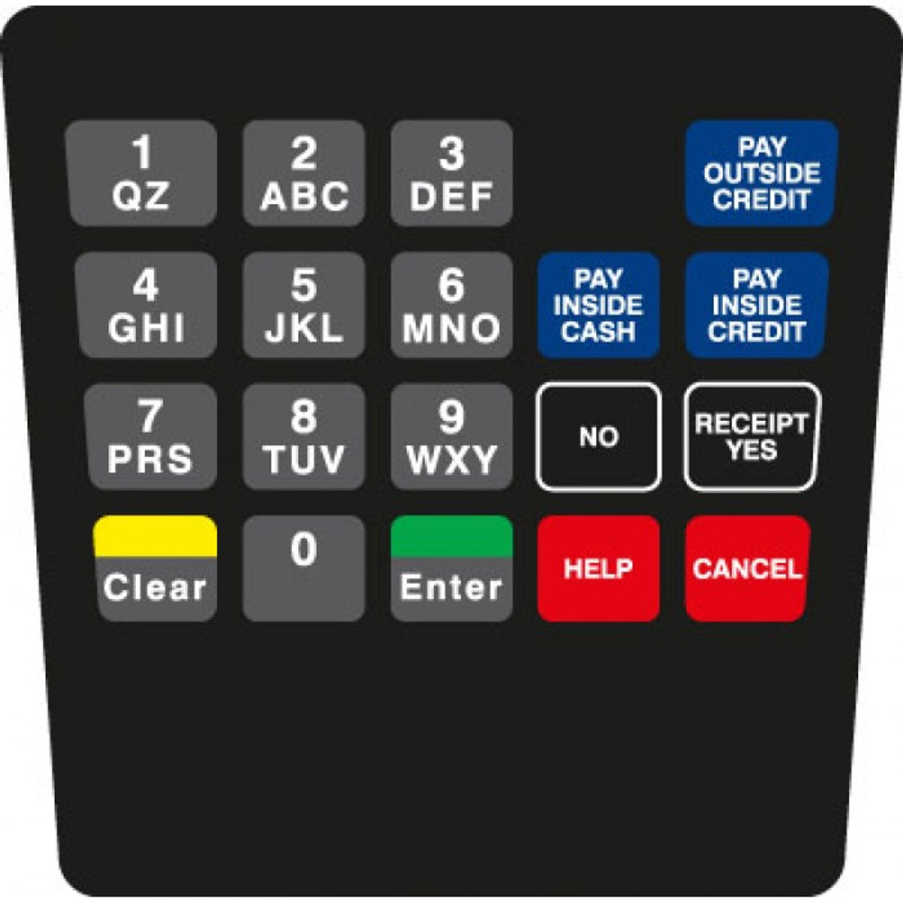 ENE1701G053 - E Cim Keypad Overlay