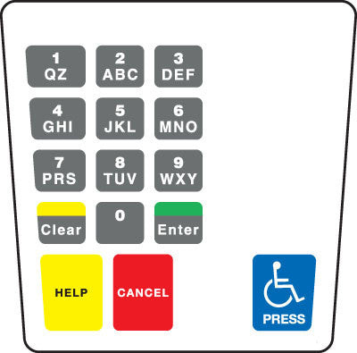 ENE1701G071 - E Cim Keypad Overlay