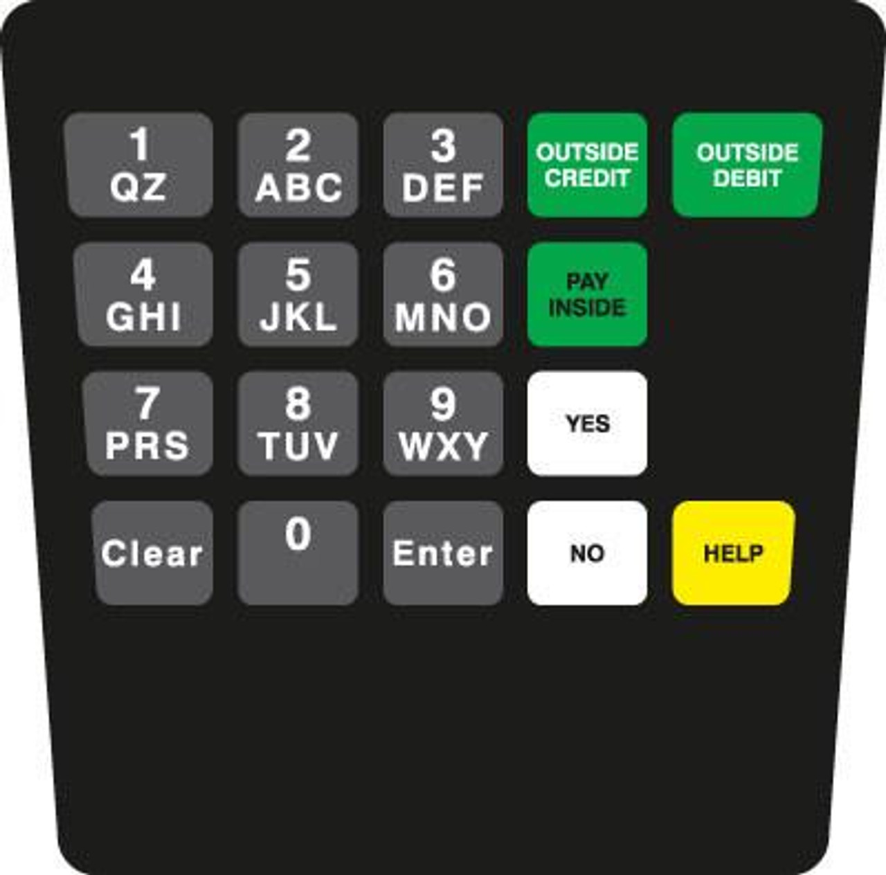 ENE1701G113 - E Cim Keypad Overlay