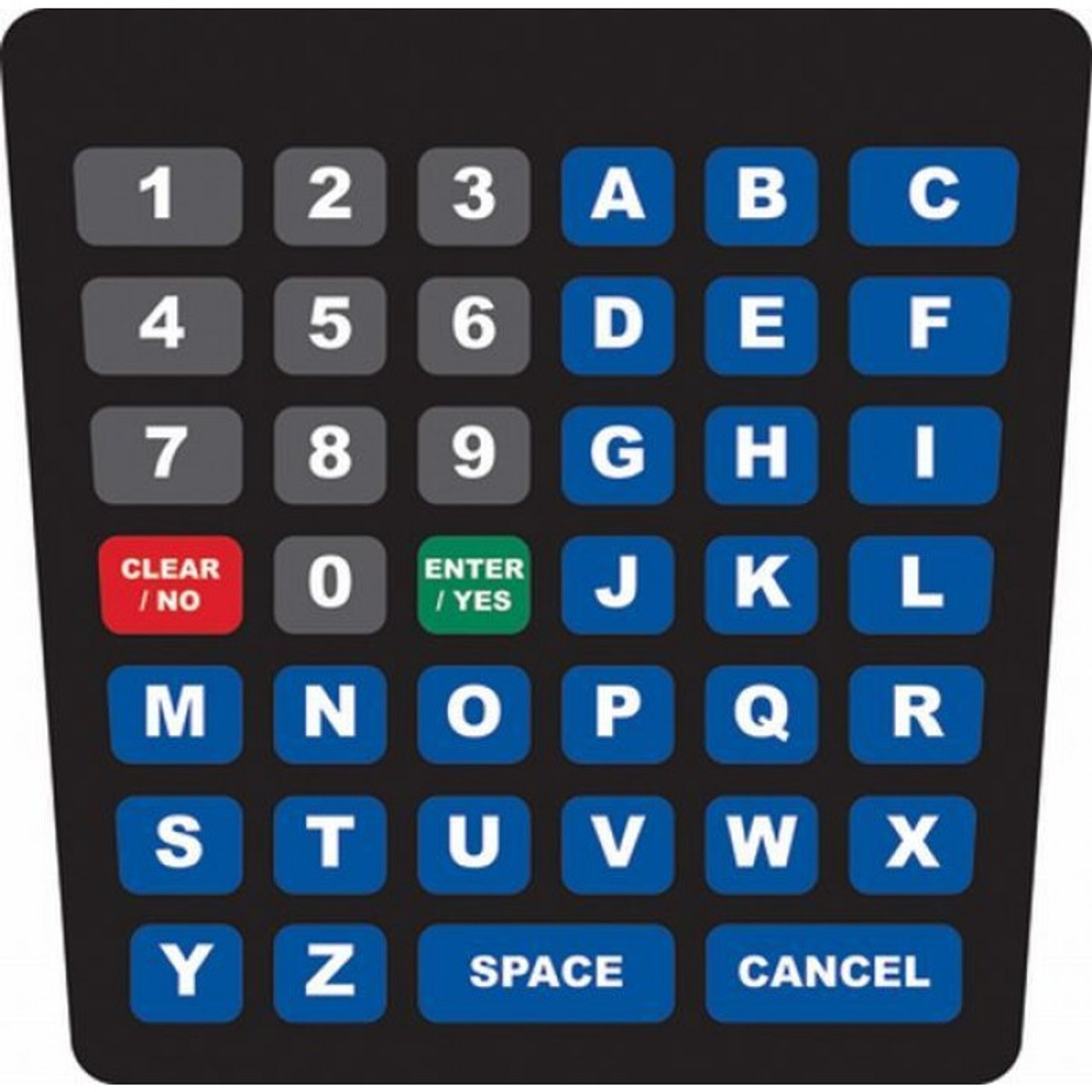 alpha numeric keypad