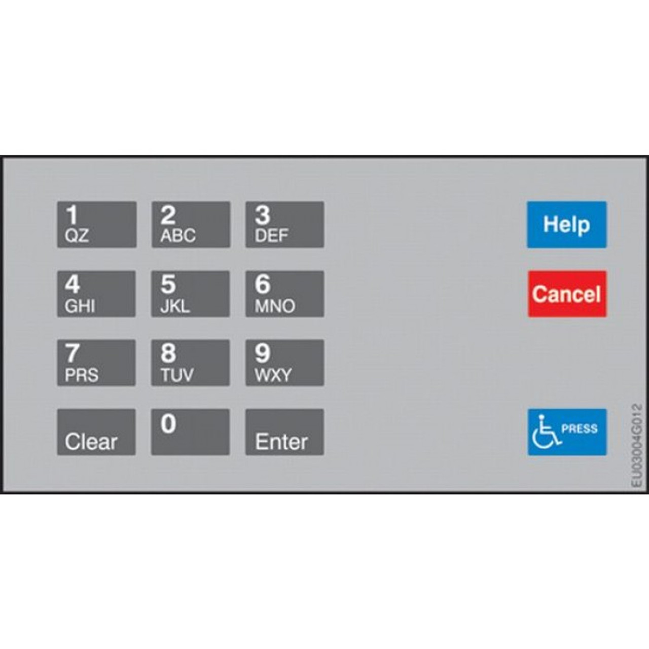 EU03004G012 - Crind Keypad Overlay