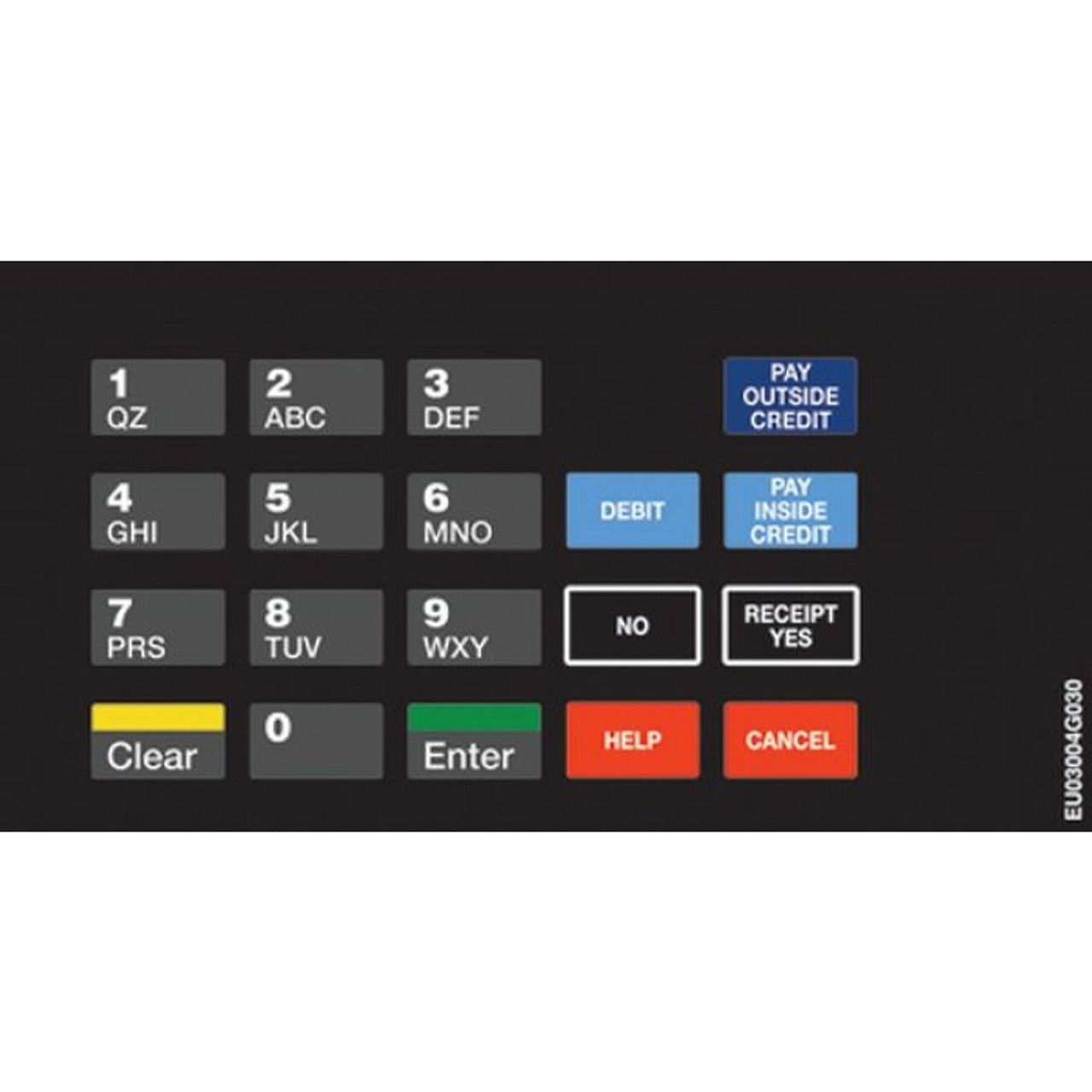 EU03004G030 - Crind Keypad Overlay Shell