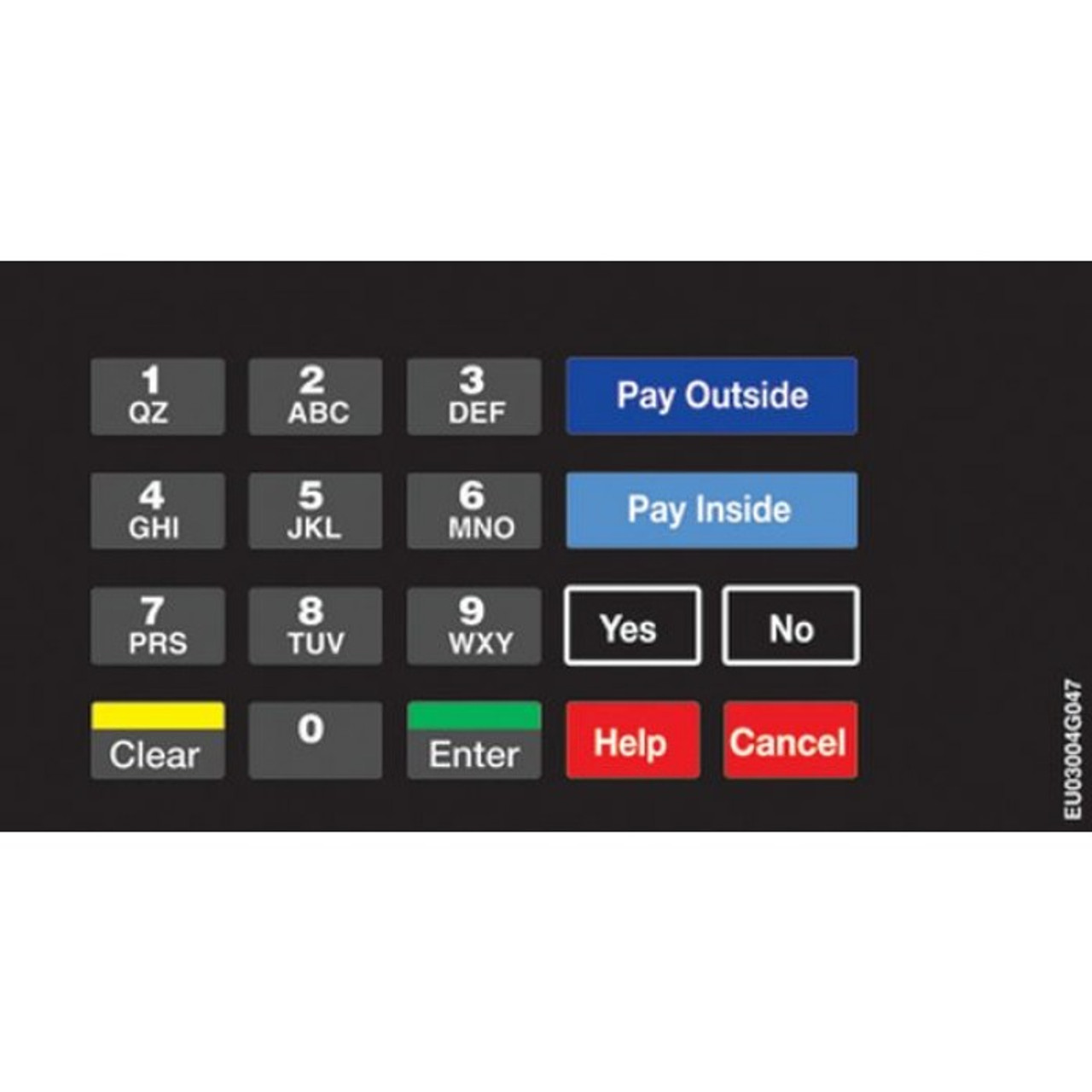 EU03004G047 - Crind Keypad Overlay Phillips