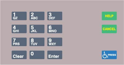 EU03004G054 - Crind Keypad Overlay BP