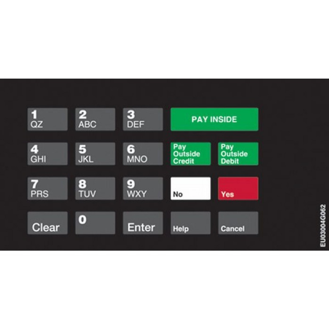 EU03004G062 - Crind Keypad Overlay Standard