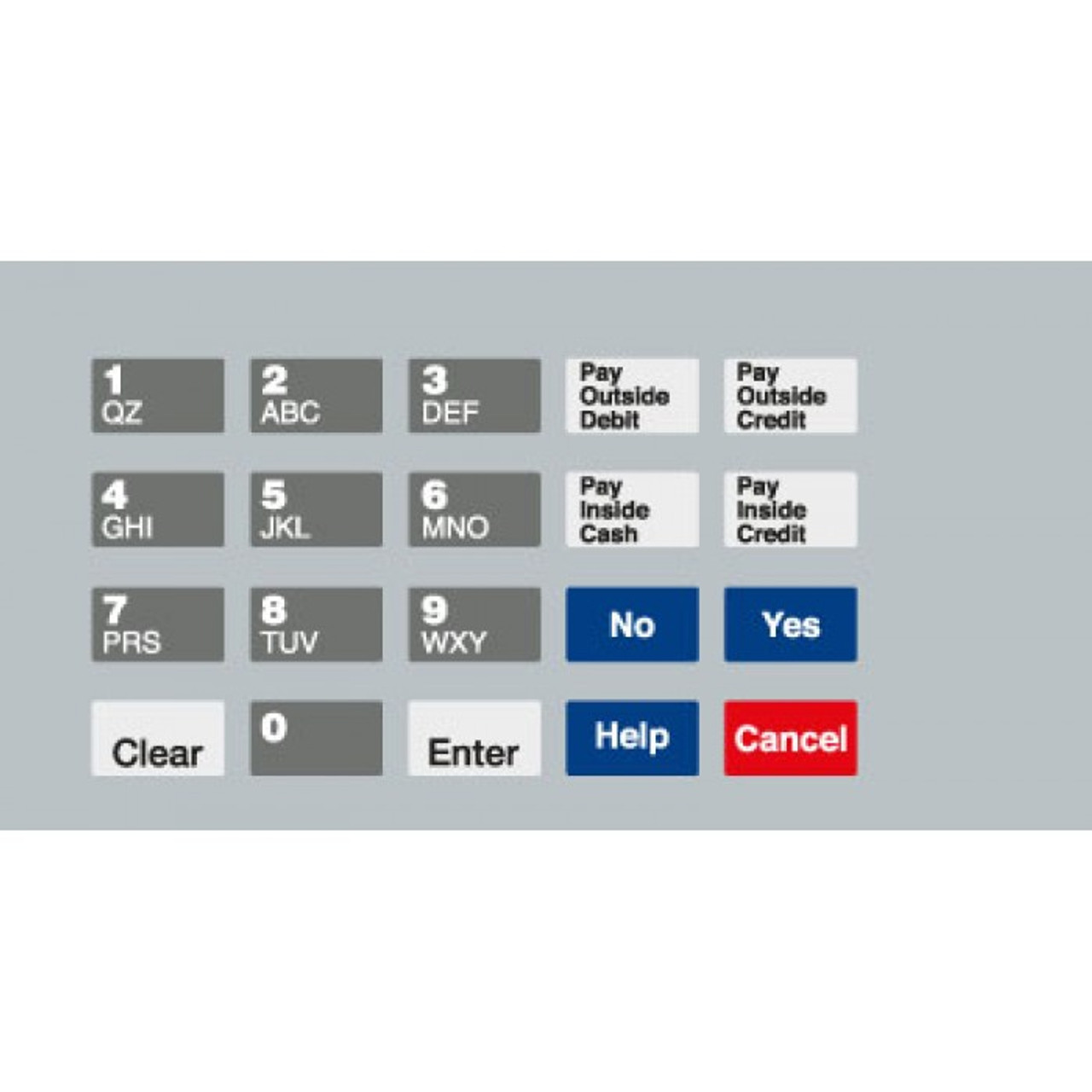 EU03004G091 - Crind Keypad Overlay