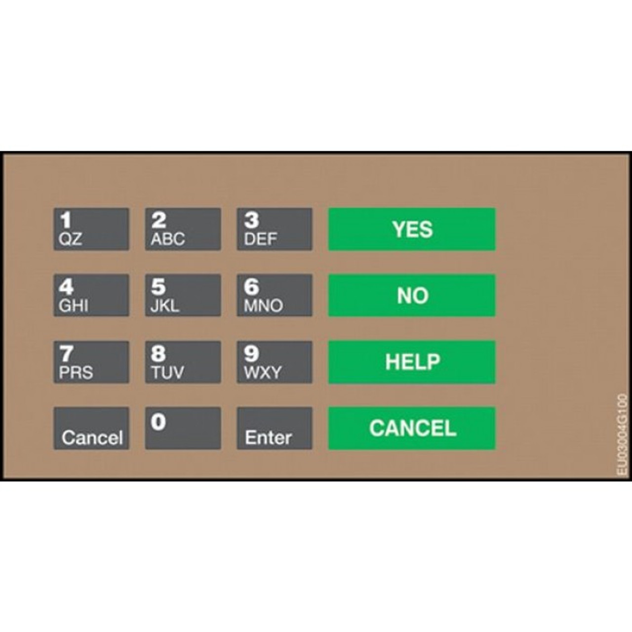 EU03004G100 - Crind Keypad Overlay BP/Amoco