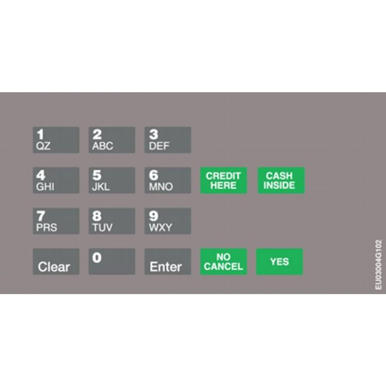 EU03004G102 - Crind Keypad Overlay BP