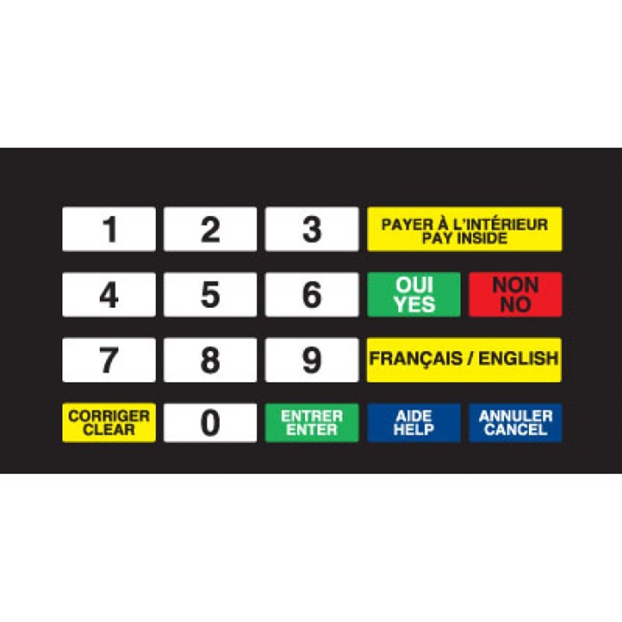 EU03006G142CFR - Keypad Overlay