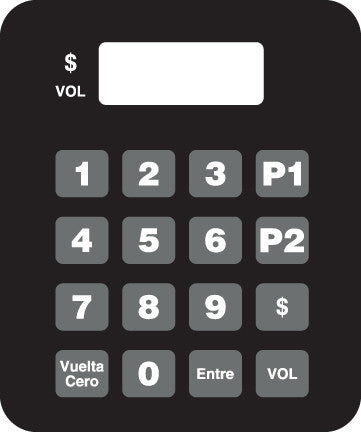 T17885-02 - Spanish PPP Keypad Overlay