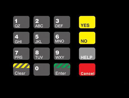 T18724-03 - Conoco Crind Keypad Overlay