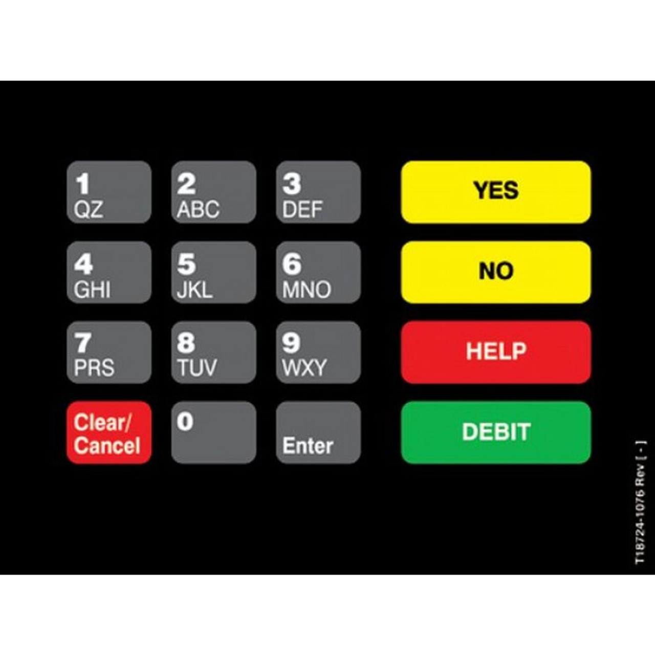 T18724-1076 - SPS Crind Keypad Overlay