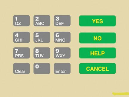 T18724-1107 - BP Crind Keypad Overlay