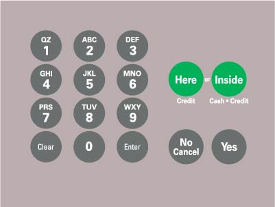 T18724-1128 - BP / Amoco Crind Keypad Overlay