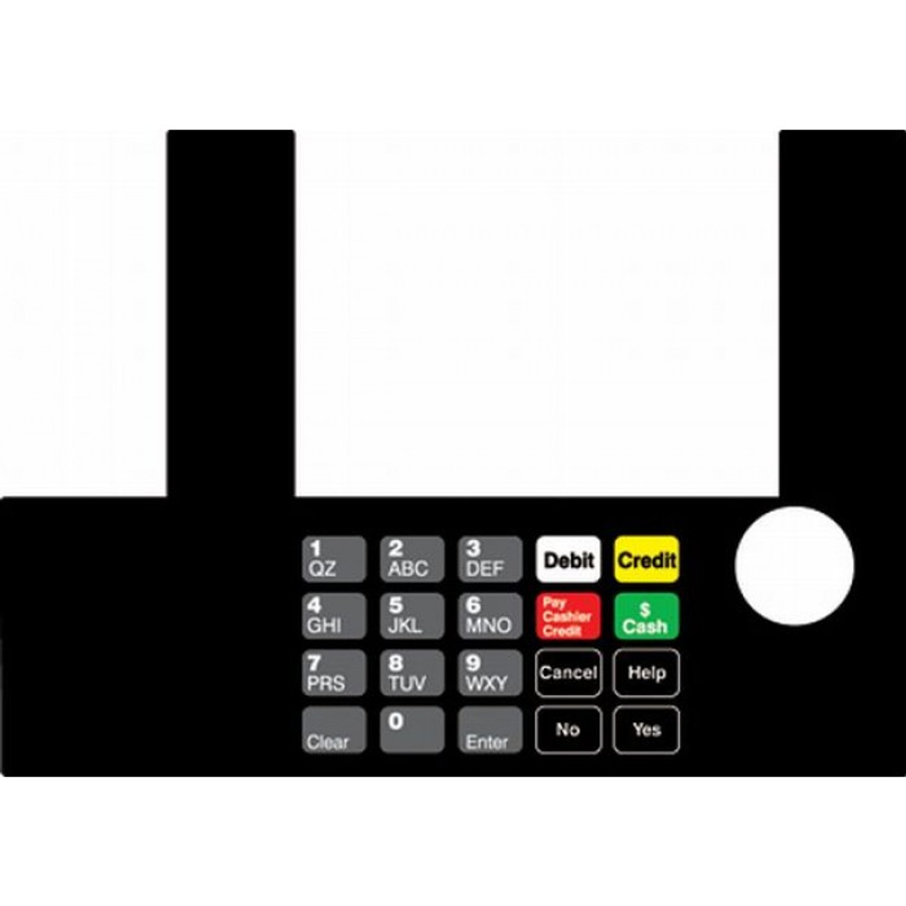 T50038-01 - Infoscreen Keypad Overlay Exxon