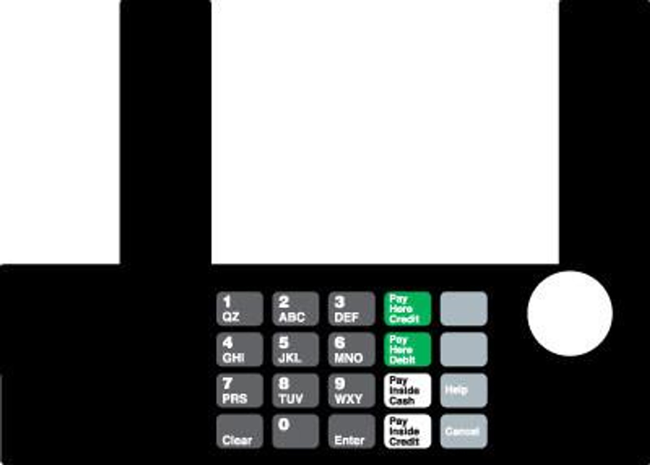 T50038-02 - Infoscreen Keypad Overlay