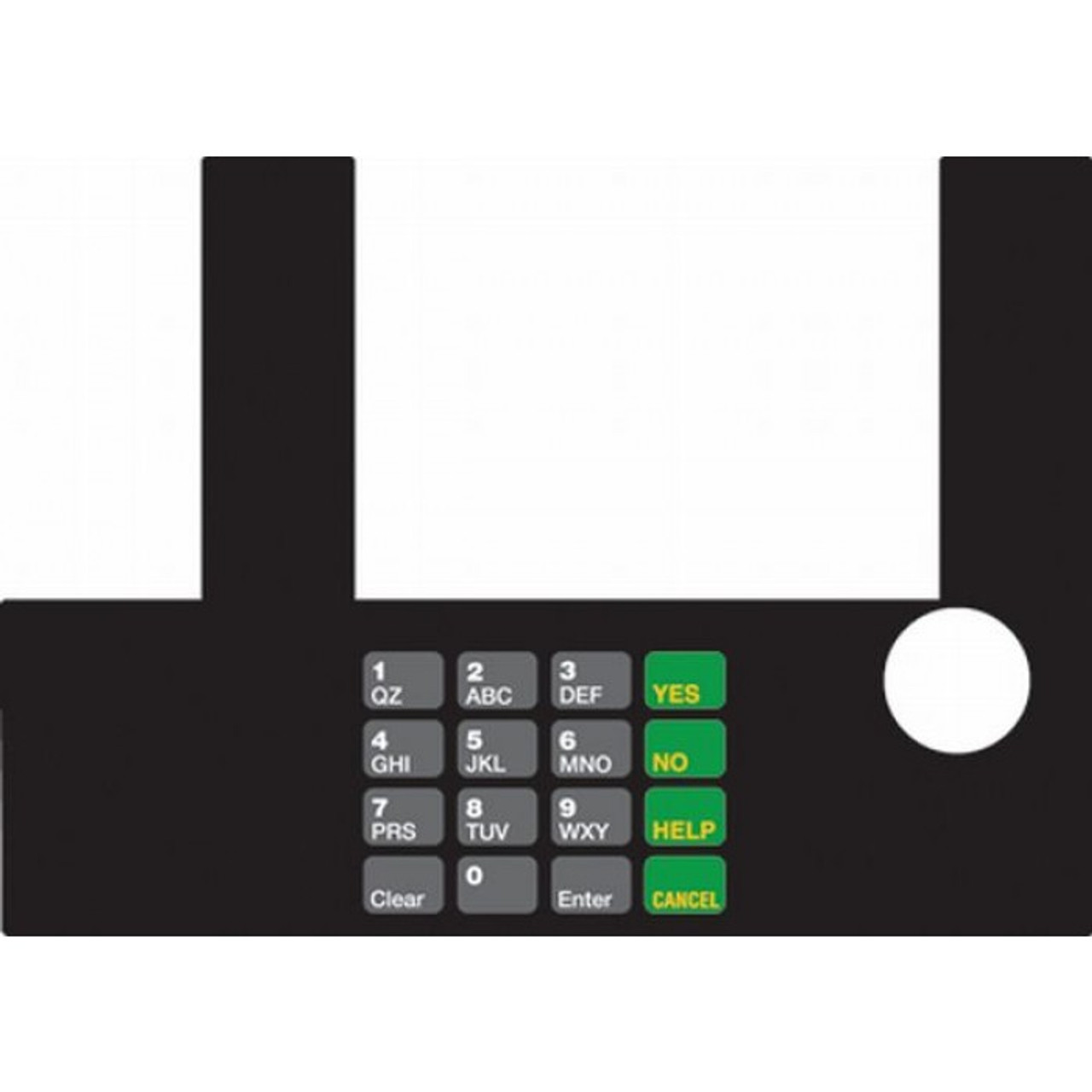 T50038-07 - Infoscreen Keypad Overlay BP