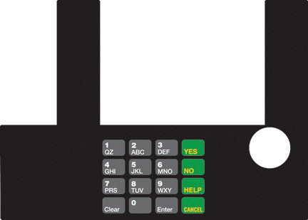 T50038-07 - Infoscreen Keypad Overlay BP