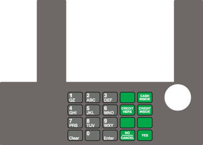 T50038-0M1 - Infoscreen Keypad Overlay