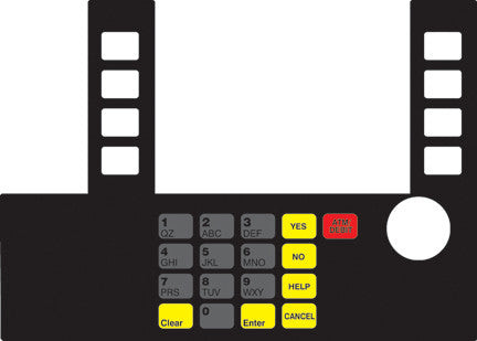 T50038-1010CK - Infoscreen Keypad Overlay